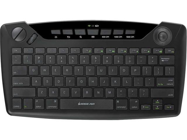 IOGEAR GKB635W Black RF Wireless Keyboard