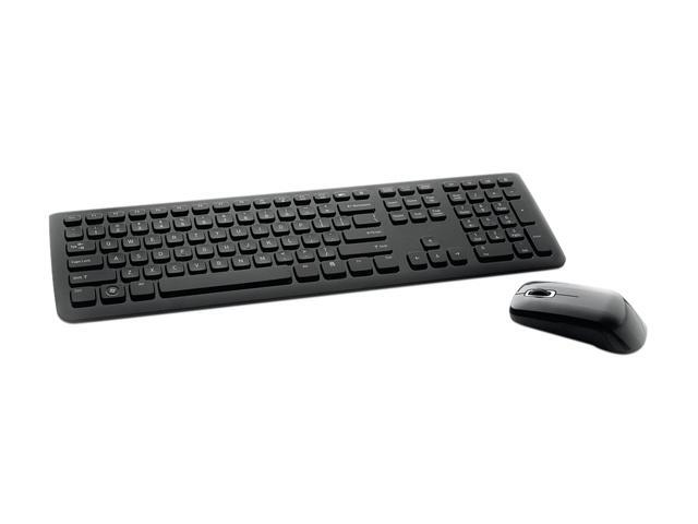 Verbatim 96983 Piano Black 24 GHz Wireless Keyboard and Mouse