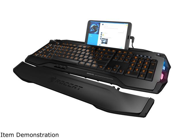 ROCCAT SKELTR Smart Communication RGB Gaming Keyboard - Black