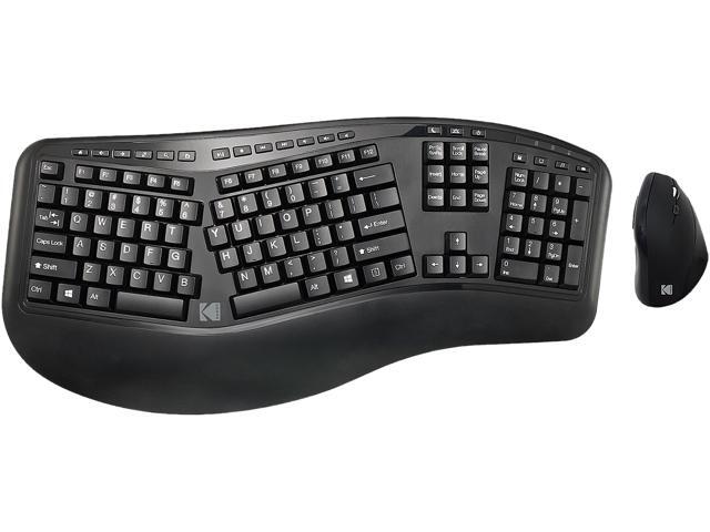 Kodak TRUFORM 1500 Wireless Ergonomic Keyboard and Mouse