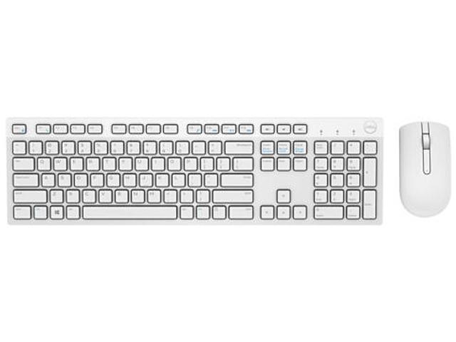 DELL Wireless Keyboard and Mouse KM636 - White 580-ADFP White Bluetooth Wireless Keyboard