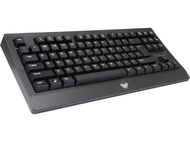 UPC 840721131870 product image for AULA SI-885 87 Keys Wired USB Gaming Keyboard with Blue Mechanical Switches | upcitemdb.com