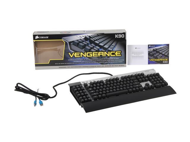 angst beviser Demokratisk parti NeweggBusiness - Corsair Vengeance K90 Black/Metal USB Wired Gaming  Performance, MMO Mechanical Keyboard