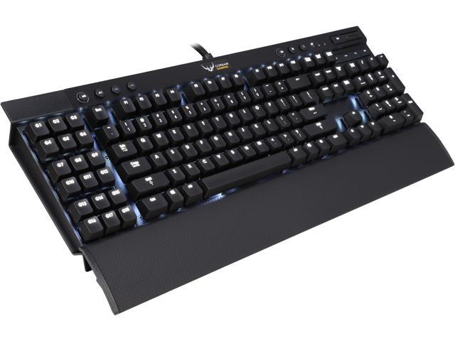 Neweggbusiness Corsair Ch Na K95 Mechanical Gaming Keyboard With White Led Cherry Mx Red