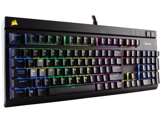 Corsair Gaming STRAFE RGB Mechanical Gaming Keyboard - Cherry MX Red