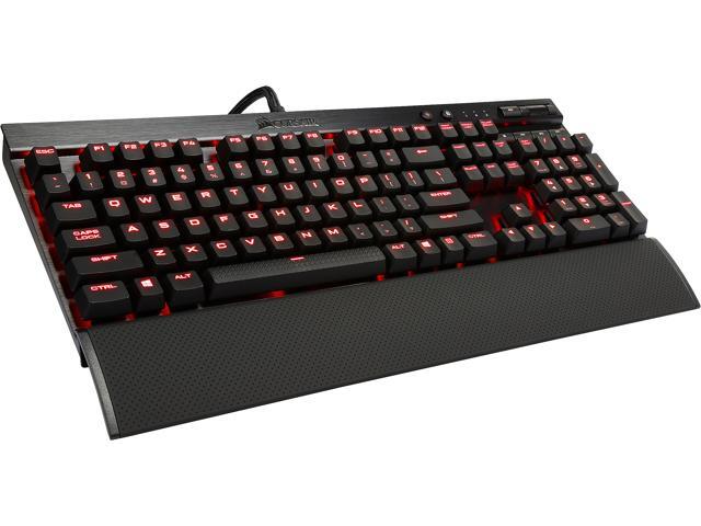 Corsair Gaming K70 LUX Mechanical Keyboard Backlit Red LED Cherry MX Red (CH-9101020-NA)