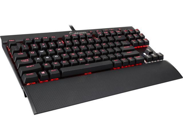 Corsair Certified CH-9110010-NA Gaming K65 LUX RGB Mechanical Keyboard Backlit RGB LED Cherry MX Red NA
