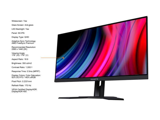 Monitor Black Warrior 27''/IPS / 2k/Freesync y G-Sync/ 16