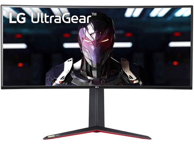 LG UltraGear 34GN85B-B 34' Nano IPS 1ms QHD Curved UltraGear Gaming Monitor with 160Hz Refresh Rate VESA Display HDR400 AMD FreeSync Premium & 