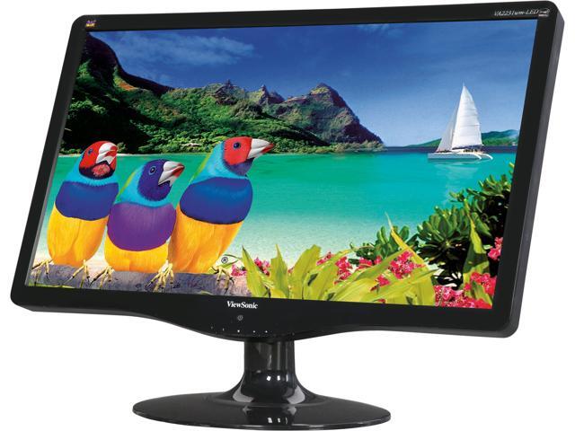 Recertified - ViewSonic MTVSVA2231WM-W-12 22' 1920 x 1080 D-Sub DVI-D Built-in Speakers LCD Monitor