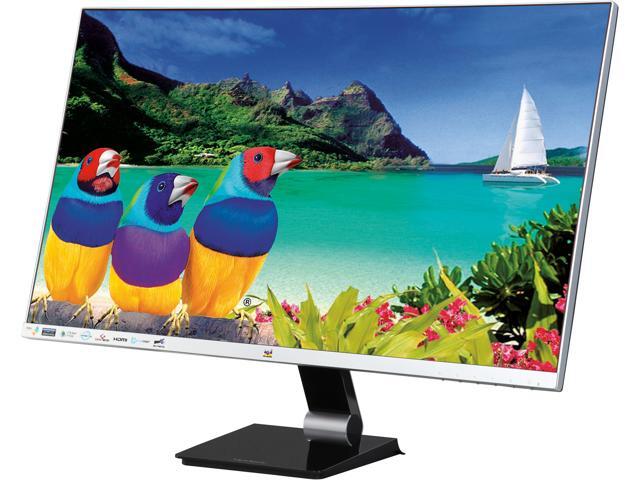 ViewSonic VX2778-smhd 27' WQHD 2560 x 1440 2K 7ms DisplayPort HDMI Mini-DisplayPort Built-in Speakers Anti-Glare Frameless Bezel Design Backlit LED...