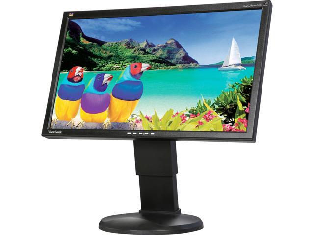 Recertified - ViewSonic VG2228WM-LED 22' 1920 x 1080 D-Sub DVI USB Seperate Sync Built-in Speakers LCD Monitor