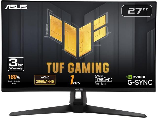 NeweggBusiness - ASUS TUF Gaming 27 inch QHD 2K 1440P 180Hz IPS