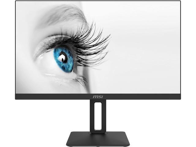MSI Pro Series MP271P 27' Full HD 1920 x 1080 IPS 75Hz D-Sub HDMI Built-in Speakers Pivot Swivel Tilt Height Adjustable Monitor