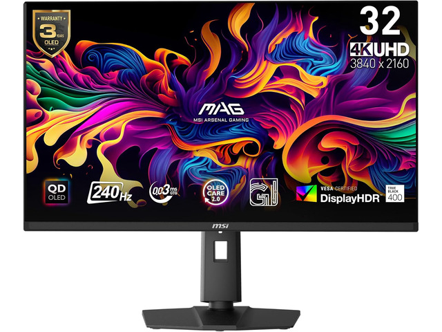 NeweggBusiness - MSI 32 inch UHD 4K 240Hz AMD FreeSync Premium