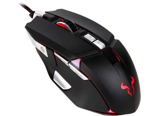 RIOTORO AUROX FPS Gaming Mouse with RGB Multicolor Lighting (BLACK) 8 Programmable Buttons 10000 dpi Optical Sensor On-the-fly DPI Shifting