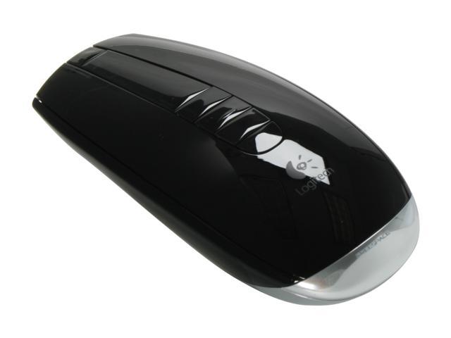NeweggBusiness - Logitech MX Air Silver/Black 8 2.4 Cordless Laser Air Mouse