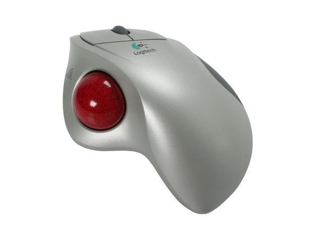 Logitech TrackMan Wheel Silver Cordless Optical Mouse