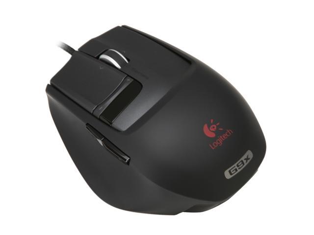 Se venligst hestekræfter glimt NeweggBusiness - Logitech G9x Black Two modes scroll USB Wired Laser 5700  dpi Gaming Mouse