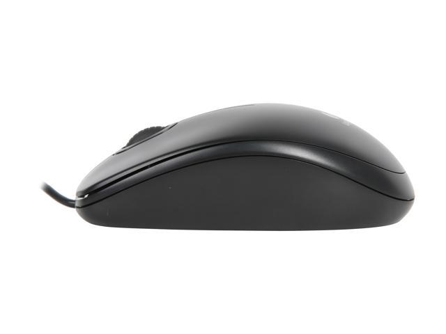 NeweggBusiness - Logitech B100 Corded Mouse – Wired USB Mouse Computers and laptops, for Right or Left Hand Use,