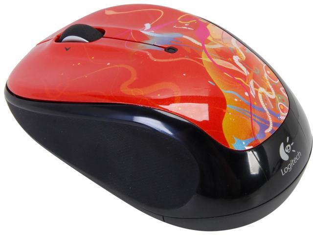 Logitech M325 910-002967 Crimson Ribbons RF Wireless Optical Mouse