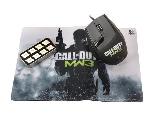 Recertified - Logitech Call of Duty: MW3 Edition (G9X) 910-002764 Black Wired Laser Gaming Mouse