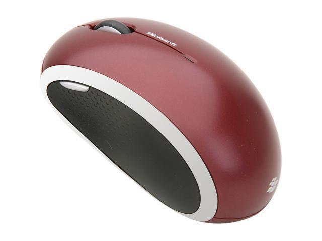 Microsoft Wireless Mobile Mouse 6000 Red RF Wireless BlueTrack Mouse