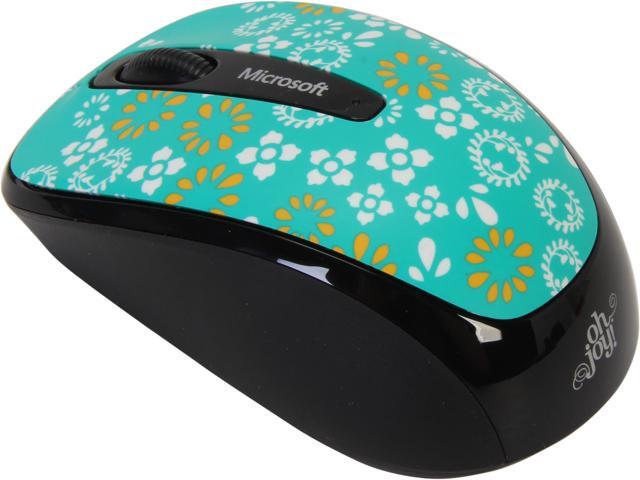 Microsoft Wireless Mobile Mouse 3500 Artist Oh Joy 4 GMF-00323 RF Wireless BlueTrack Mouse