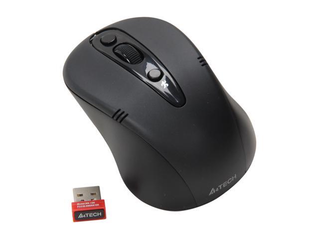 A4Tech G9-370HX-1 Black RF Wireless Optical PPO Zero Delay Mouse