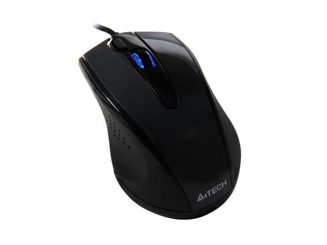 A4Tech D-500F Black Wired Optical Mouse