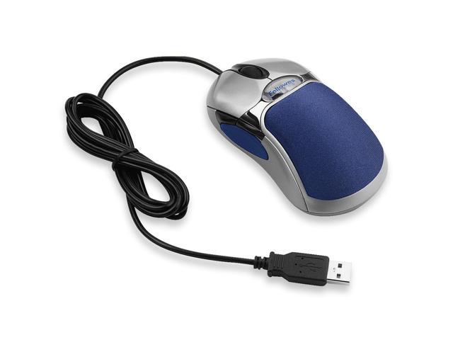 Fellowes 98905 Silver/Blue Wired Optical HD Precision Mouse
