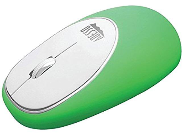 Adesso iMouseE60G 24GHz RF Wireless Anti-Stress Gel mouse with Ergonomic Gel surface (Green)