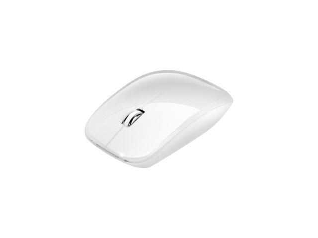 Adesso iMouseM300W White bluetooth 30 low profile 'sleek' feel comfort design Optical scroll mouse for Mac and Windows OS