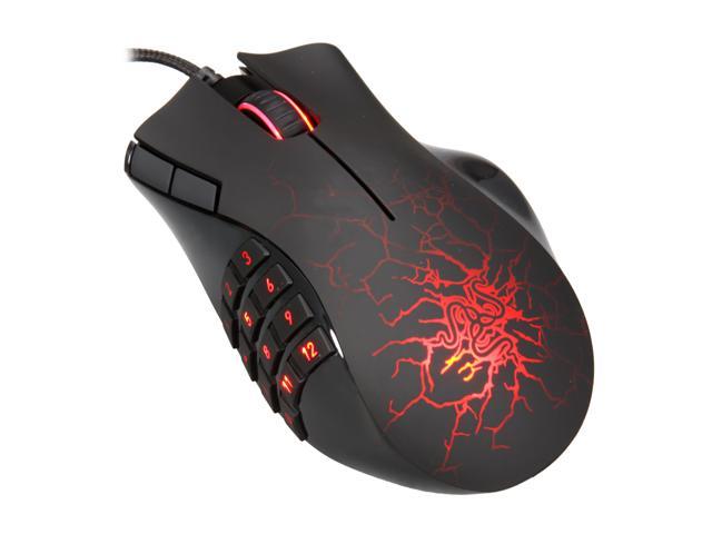rig satellit ledelse NeweggBusiness - RAZER Naga Molten Special Edition RZ01-00280500-R3M1 Black  17 Buttons 1 x Wheel USB Wired Laser 5600 dpi Special Edition Gaming Mouse