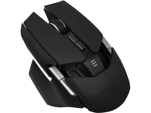 Recertified - RAZER Ouroboros Black RF Wireless 4G Dual Sensor Elite Ambidextrous Gaming Mouse