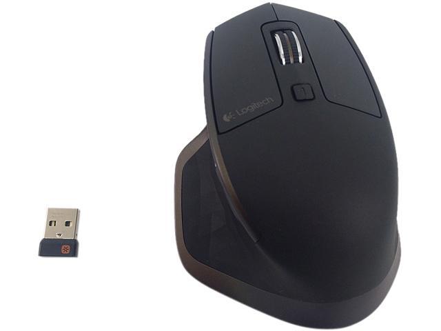 Recertified - Logitech Recertified 910-004337 MX Master 5-Button 2 Wheels USB Wireless and Bluetooth Mouse - 1600 dpi