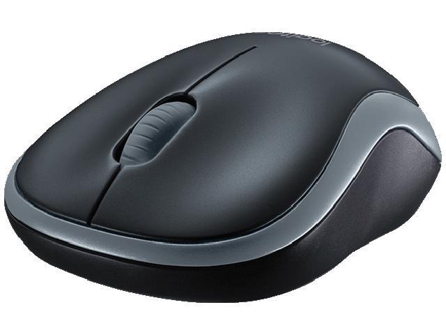 Logitech M185 Wireless 910-002255 Gray RF Wireless Advanced Optical Tracking Mouse