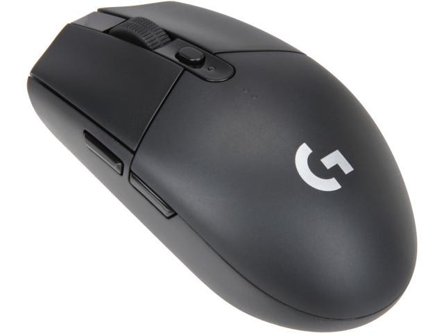 NeweggBusiness - Logitech G305 LIGHTSPEED Wireless Gaming Mouse, 12K Sensor, 12,000 DPI, Lightweight, 6 Programmable Buttons, 250h Battery Life, On-Board Memory, PC/Mac - Black
