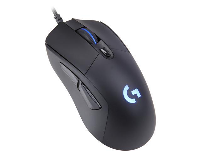 NeweggBusiness - Logitech G403 Hero 25K Gaming Mouse, Lightsync RGB,  Lightweight 87G+10G optional, Braided Cable, 25, 600 DPI, Rubber Side Grips
