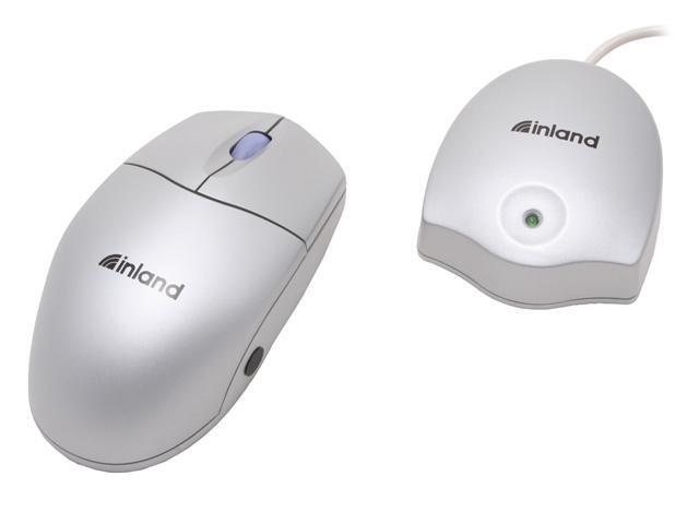 inland 07235 Beige RF Wireless Optical u-Point Mouse