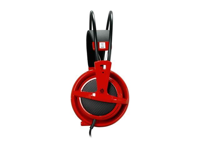 NeweggBusiness - SteelSeries V2 3.5mm Full-size Headset - Red