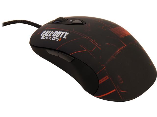 SteelSeries Call of Duty Black Ops II 62157 Black / Orange Wired Laser Gaming Mouse