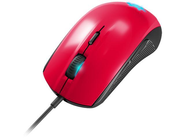 SteelSeries Rival 100 Optical Gaming Mouse - Forged Red