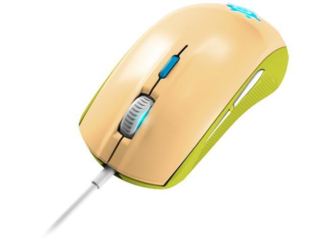 SteelSeries Rival 100 Optical Gaming Mouse - Gaia Green