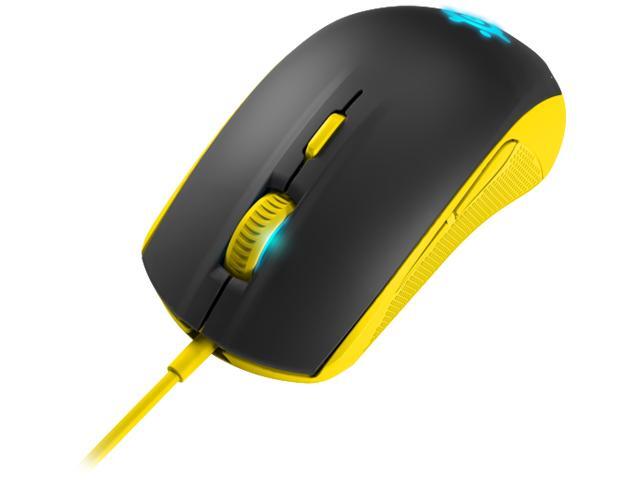 SteelSeries Rival 100 Optical Gaming Mouse - Proton Yellow