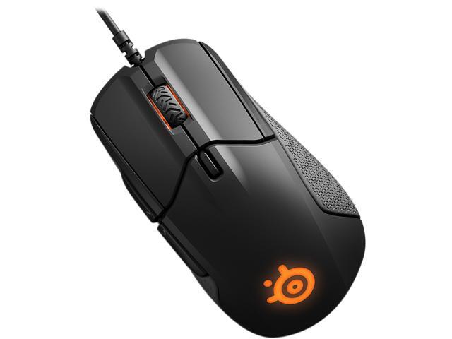 SteelSeries Rival 310 Gaming Mouse 12000 CPI TrueMove3 Optical Sensor Split-Trigger Buttons Prism RGB