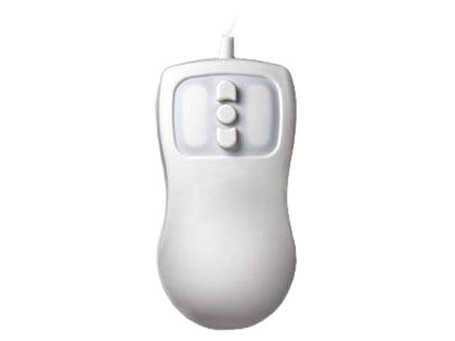 Man & Machine White Wired Optical Mouse