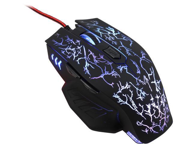 Orange MOUC126NB Noble Black Wired Optical LED Gaming Mouse