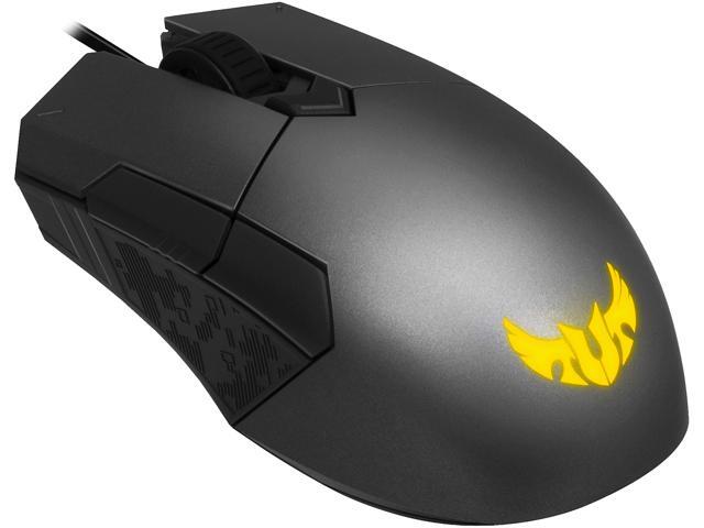 ASUS TUF Gaming M5 Optical USB RGB Gaming Mouse Featuring a 6200 dpi Optical Sensor Omron Switches and Aura Sync RGB Lighting