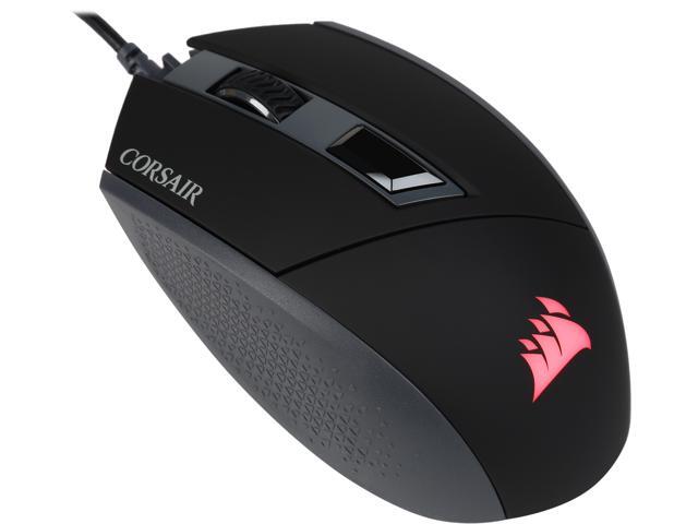 Corsair Gaming KATAR Gaming Mouse Ambidextrous Pro Player Modes 8000 DPI Backlit Red